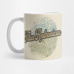 Titus Andronicus Fingerprint Mug